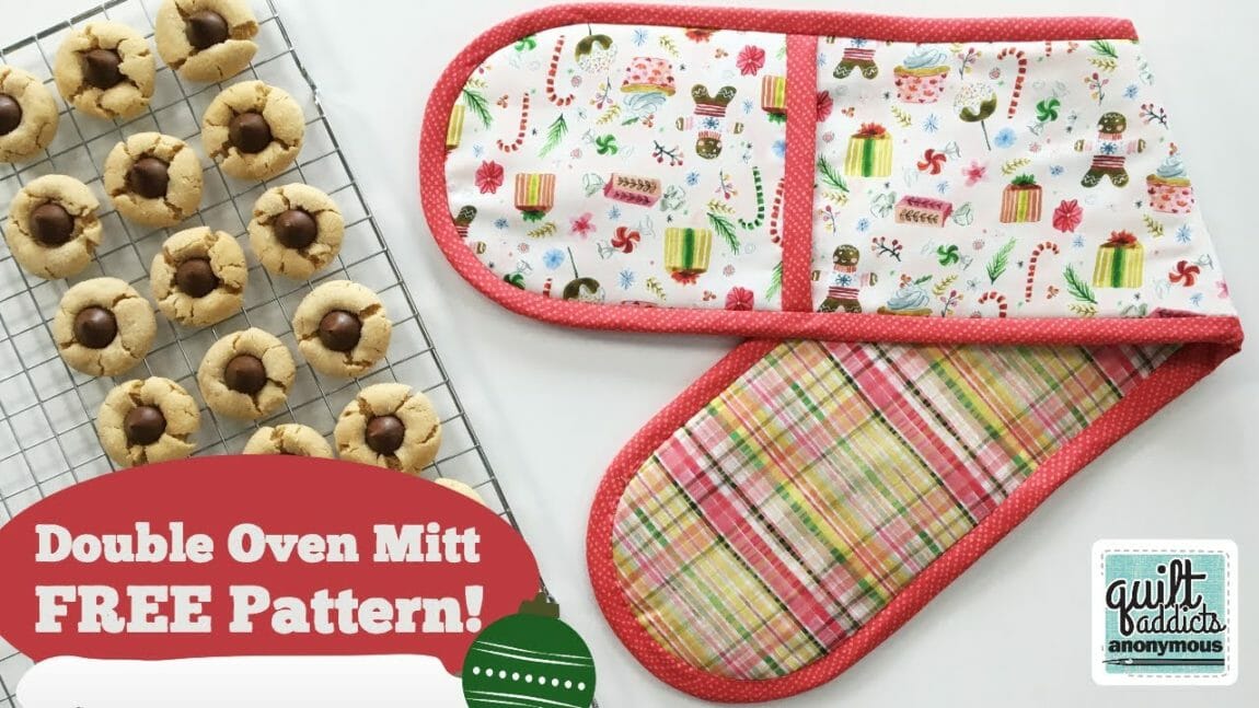 How to Make an Oven Mitt- FREE pattern & Tutorial 