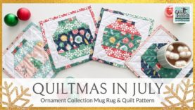 Christmas Lights Free Motion Quilting Stencil Tutorial! Quiltmas in July  2022 – Quilt Addicts Anonymous